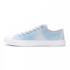 Ethletic Sneaker vegan LoCut Collection 19 - Farbe summer sky / white aus Bio-Baumwolle