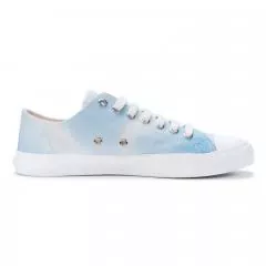 Ethletic Sneaker vegan LoCut Collection 19 - Farbe summer sky / white aus Bio-Baumwolle