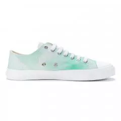 Ethletic Sneaker vegan LoCut Collection 19 - Farbe under water / white aus Bio-Baumwolle