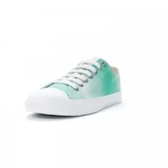 Ethletic Sneaker vegan LoCut Collection 19 - Farbe under water / white aus Bio-Baumwolle