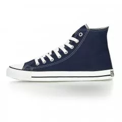 Ethletic Sneaker vegan HiCut Classic - Farbe ocean blue / white aus Bio-Baumwolle