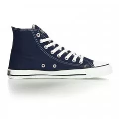 Ethletic Sneaker vegan HiCut Classic - Farbe ocean blue / white aus Bio-Baumwolle