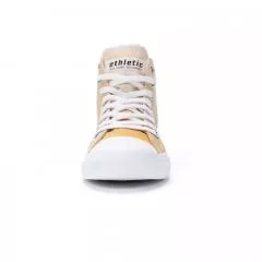 Ethletic Sneaker vegan HiCut Collection 19 - Farbe golden shine / white aus Bio-Baumwolle