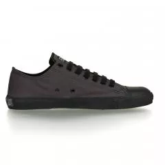 Ethletic Sneaker vegan LoCut Classic - Farbe pewter grey / black aus Bio-Baumwolle
