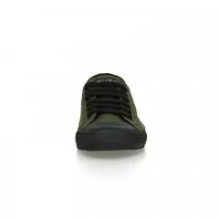 Ethletic Sneaker vegan LoCut Classic - Farbe camping green / black aus Bio-Baumwolle