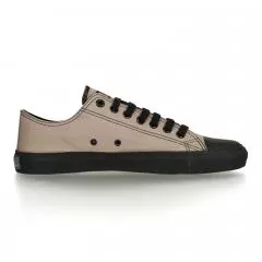 Ethletic Sneaker vegan LoCut Classic - Farbe moon rock grey / black aus Bio-Baumwolle