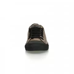 Ethletic Sneaker vegan LoCut Classic - Farbe moon rock grey / black aus Bio-Baumwolle