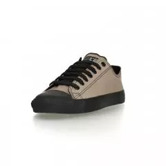 Ethletic Sneaker vegan LoCut Classic - Farbe moon rock grey / black aus Bio-Baumwolle