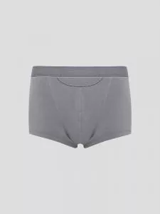 Hanf klassische Boxer Shorts - Farbe steel grey aus Hanf und Bio-Baumwolle