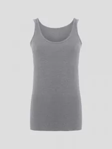 Hanf Damen Top Classic - Farbe steel grey aus Hanf und Bio-Baumwolle