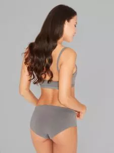 Hanf Damen klassischer Panty - Farbe steel grey aus Hanf und Bio-Baumwolle
