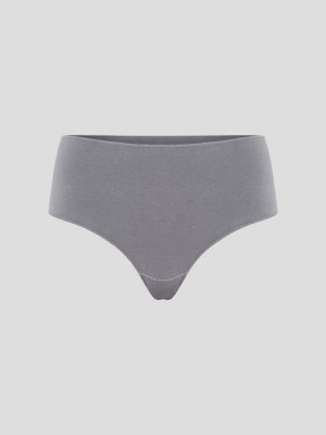 Hanf Damen klassischer Panty - Farbe steel grey aus Hanf und Bio-Baumwolle