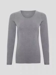 Hempro Hanf Langarm Shirt - Farbe steel grey aus Hanf und Bio-Baumwolle