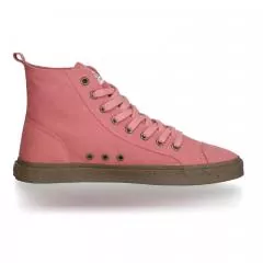Ethletic Sneaker Goto vegan HiCut Collection 18 - Farbe rose dust aus Bio-Baumwolle