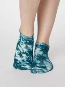 Hempro Bambus Socken Tie Dye - Farbe blue lagoon aus Bambus und Bio-Baumwolle
