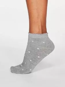 Hempro Bambus Socken Eudora Spotty - Farbe grey marle aus Bambus und Bio-Baumwolle