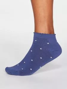 Hempro Bambus Socken Eudora Spotty - Farbe mineral blue aus Bambus und Bio-Baumwolle