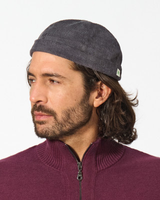 HempAge Hanf Docker Cap - Farbe shale aus Hanf und Bio-Baumwolle