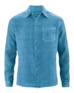 HempAge Hanf Hemd - Farbe atlantic aus 100% Hanf
