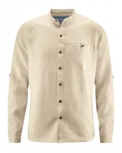 HempAge Hanf Hemd Noam - Farbe gobi aus 100% Hanf