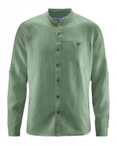 HempAge Hanf Hemd Noam - Farbe herb aus 100% Hanf
