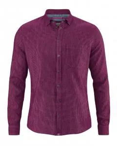 HempAge Hanf Hemd - Farbe berry aus Hanf und Bio-Baumwolle