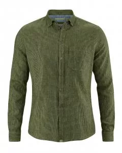 HempAge Hanf Hemd - Farbe laurel aus Hanf und Bio-Baumwolle