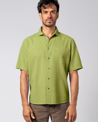 HempAge Hanf Hemd - Farbe bamboo aus Hanf und Bio-Baumwolle