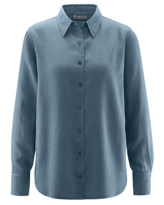 HempAge Hanf Bluse - Farbe dove aus Hanf und Bio-Baumwolle
