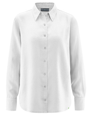 HempAge Hanf Bluse - Farbe white aus Hanf und Bio-Baumwolle