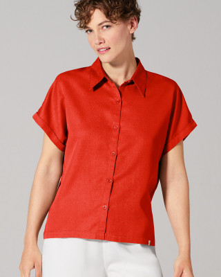 Preview: HempAge Hanf Bluse - Farbe magna aus 100% Lyocell