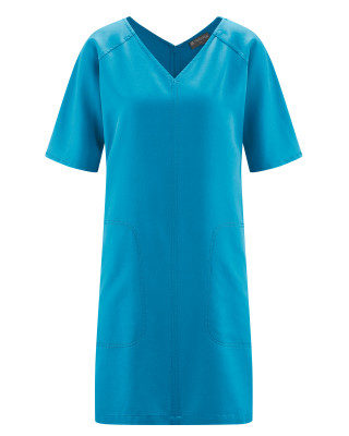 HempAge Hanf Kleid - Farbe azure aus 100% Lyocell