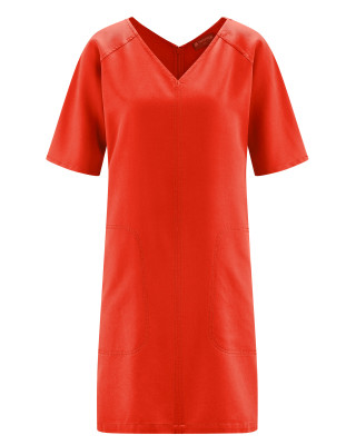 HempAge Hanf Kleid - Farbe magna aus 100% Lyocell