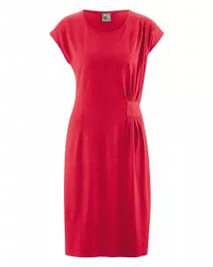 HempAge Hanf Kleid - Farbe chily aus Hanf und Bio-Baumwolle