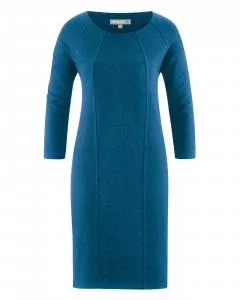 HempAge Hanf Kleid Andrea - Farbe sea aus Hanf und Bio-Baumwolle