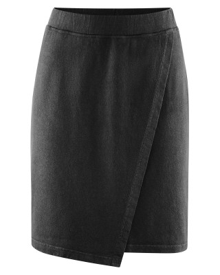 HempAge Hanf Wickelrock - Farbe black aus Hanf und Bio-Baumwolle