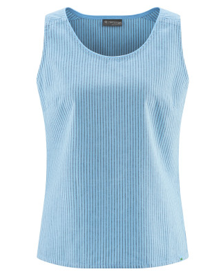 HempAge Hanf Top - Farbe glacier aus Hanf und Bio-Baumwolle