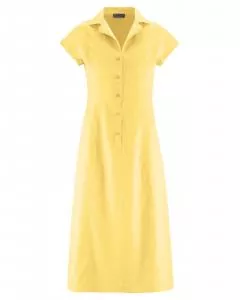 HempAge Hanf Kleid - Farbe butter aus Hanf und Bio-Baumwolle