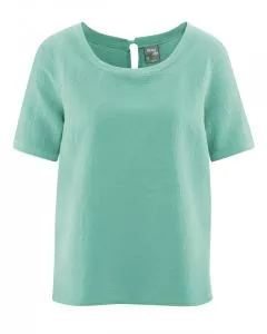 HempAge Hanf Bluse Margaret - Farbe jade aus Hanf und Bio-Baumwolle