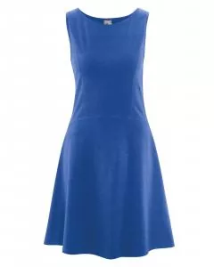 HempAge Hanf Kleid - Farbe cornflower aus Hanf und Bio-Baumwolle