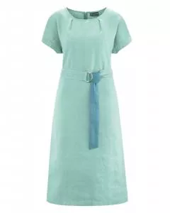 HempAge Hanf Kleid - Farbe sage aus Hanf und Bio-Baumwolle