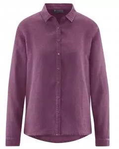 HempAge Hanf Bluse - Farbe purple aus 100% Hanf