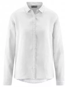 HempAge Hanf Bluse - Farbe white aus 100% Hanf