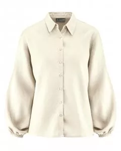 HempAge Hanf Bluse - Farbe offwhite aus Hanf und Bio-Baumwolle