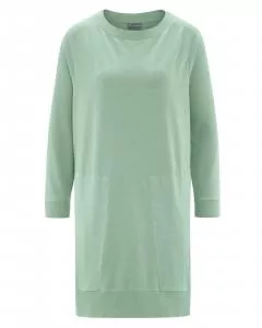 HempAge Hanf Kleid - Farbe menta aus Hanf und Bio-Baumwolle