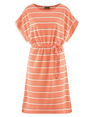 HempAge Hanf Kleid - Farbe peach aus Hanf und Bio-Baumwolle