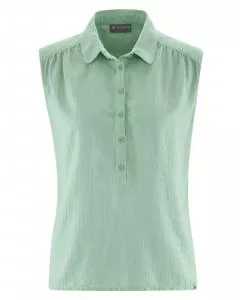 HempAge Hanf Bluse - Farbe menta aus Hanf und Bio-Baumwolle