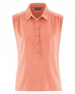 HempAge Hanf Bluse - Farbe peach aus Hanf und Bio-Baumwolle
