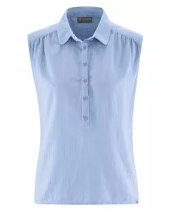 HempAge Hanf Bluse - Farbe water aus Hanf und Bio-Baumwolle