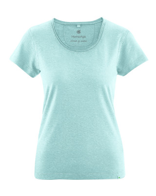 HempAge Hanf T-Shirt Breeze - Farbe lake aus Hanf und Bio-Baumwolle